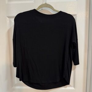 Fighting Eel Black Long Sleeve Top